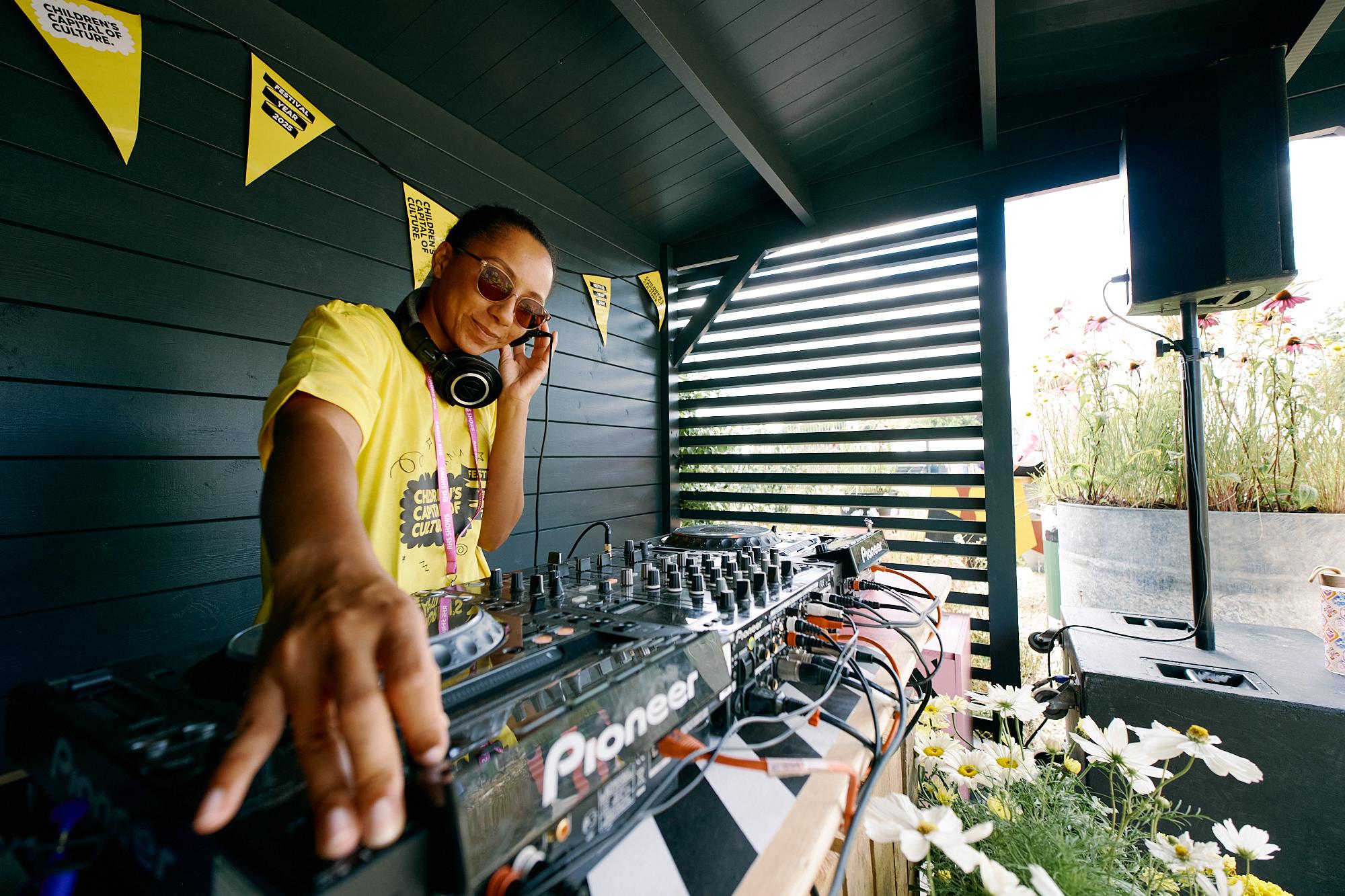 DJ for a Children's Capital of Culture event