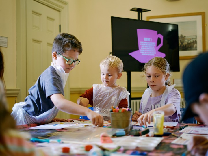 A workshop at Boston Castle.