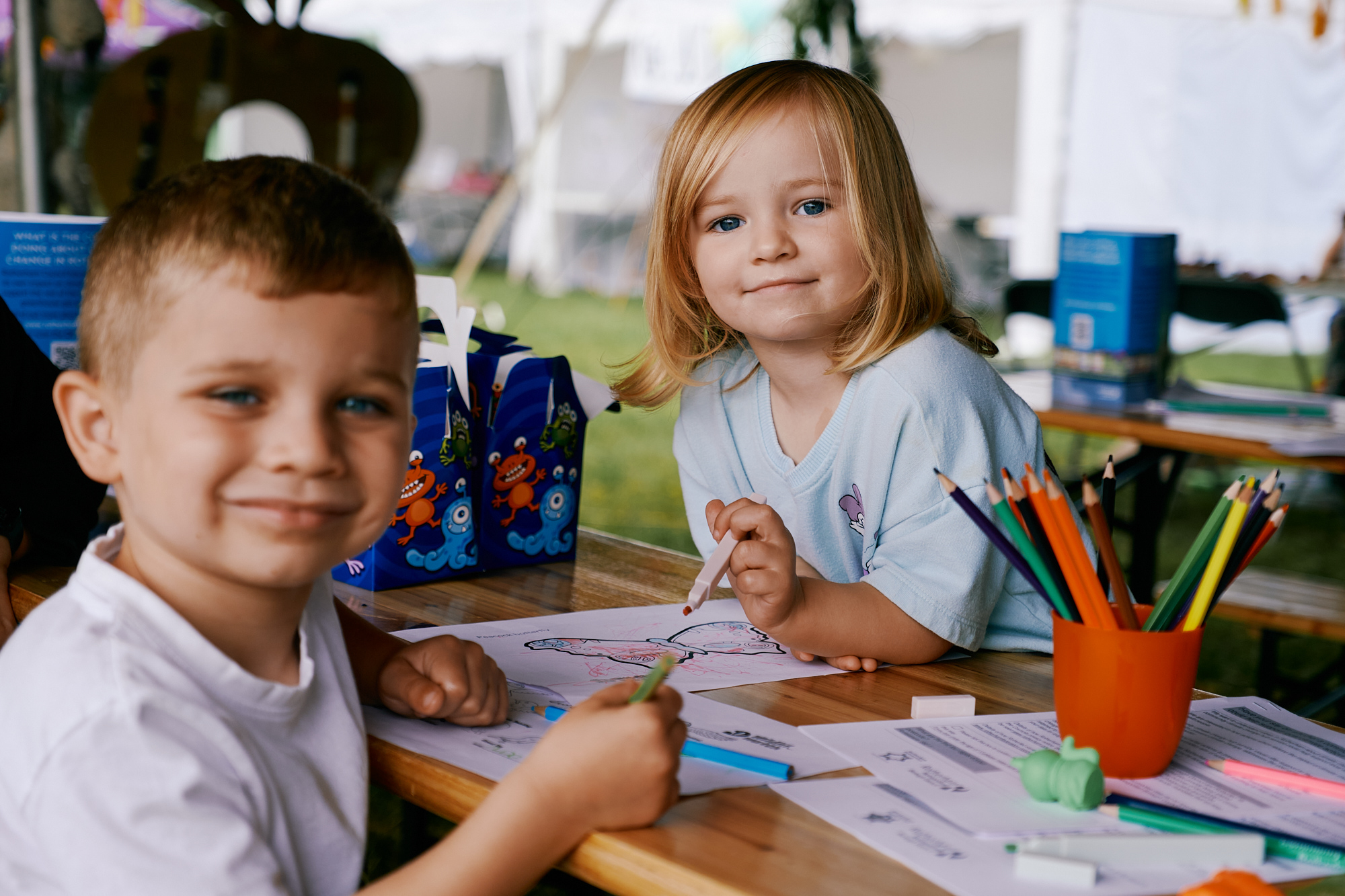 Smiling children