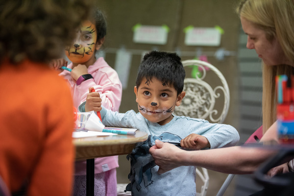 Children learning.